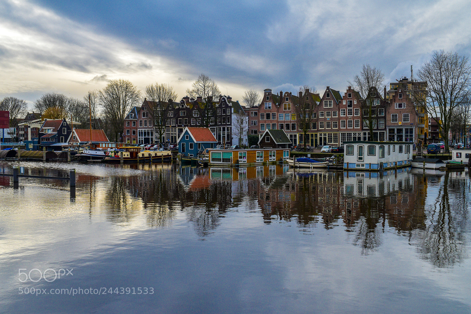 Nikon D5600 sample photo. Amsterdam marina photography