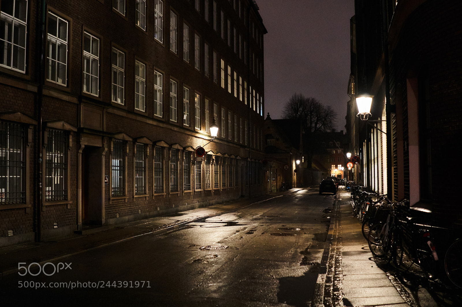 Sony a6300 sample photo. Copenhagen by night photography
