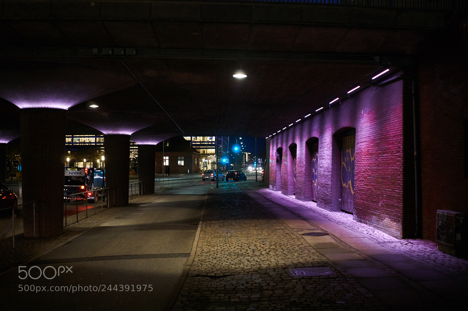 Sony a6300 sample photo. Copenhagen by night photography