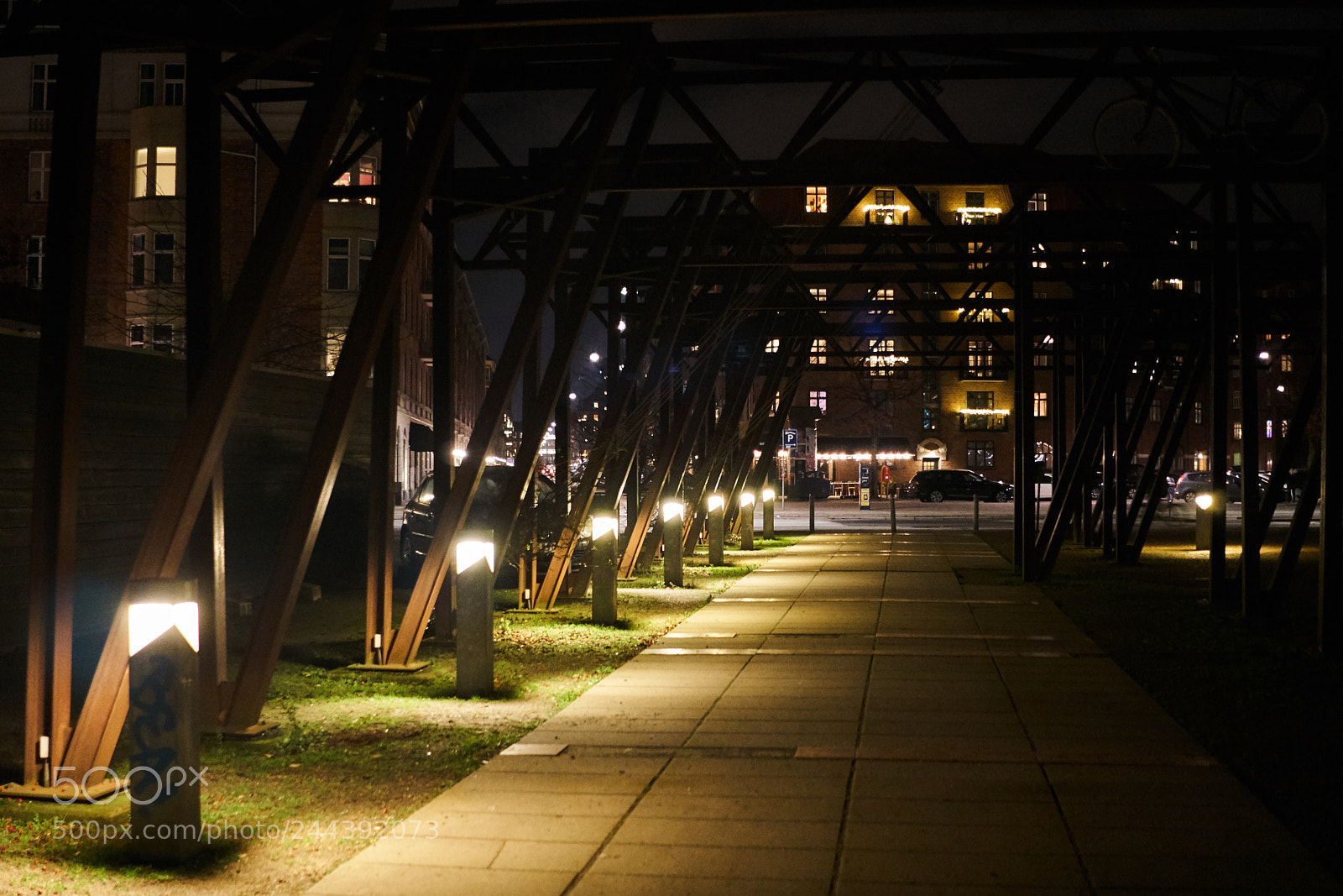 Sony a6300 sample photo. Copenhagen by night photography