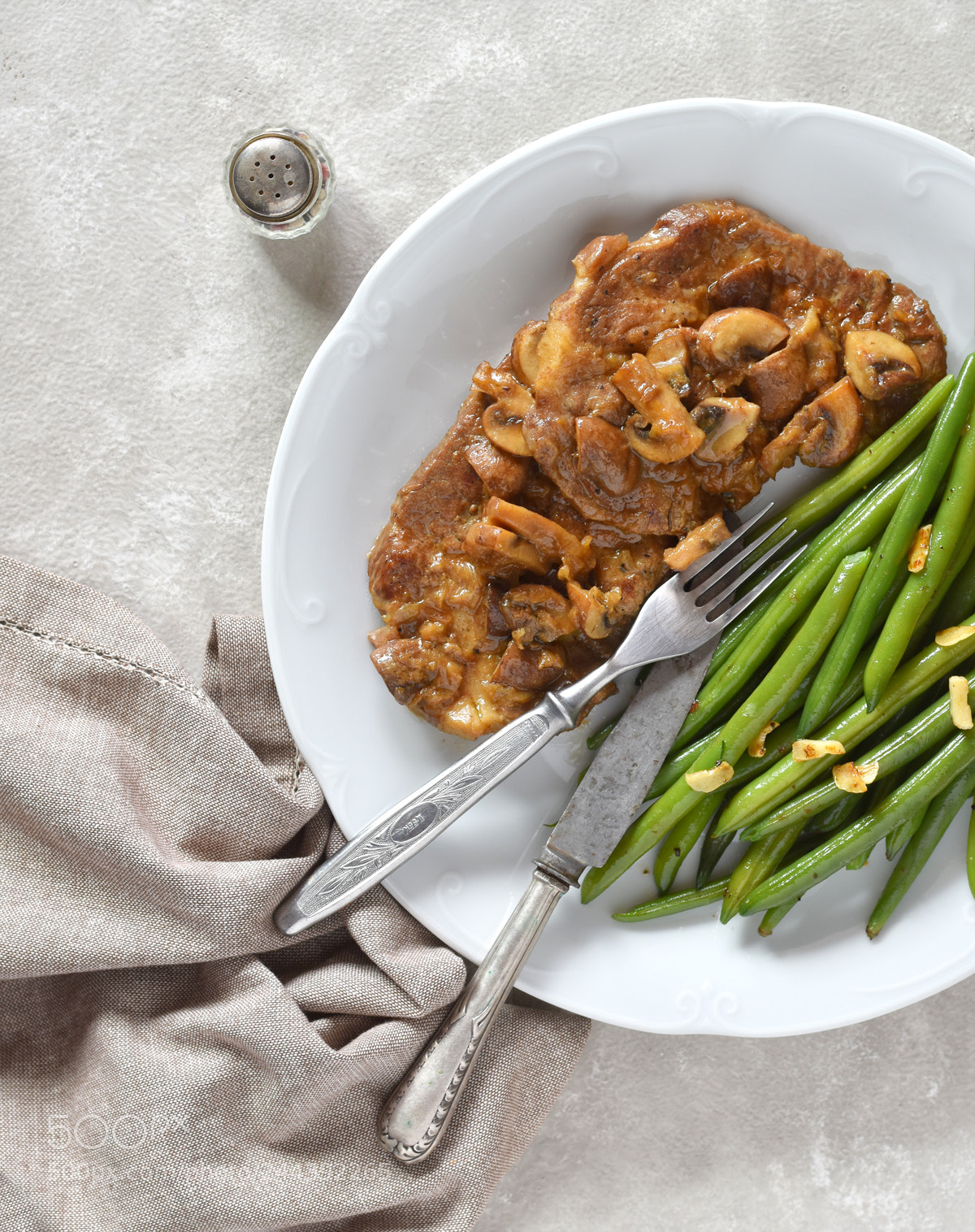 Nikon D5600 sample photo. Pork with mushrooms and photography