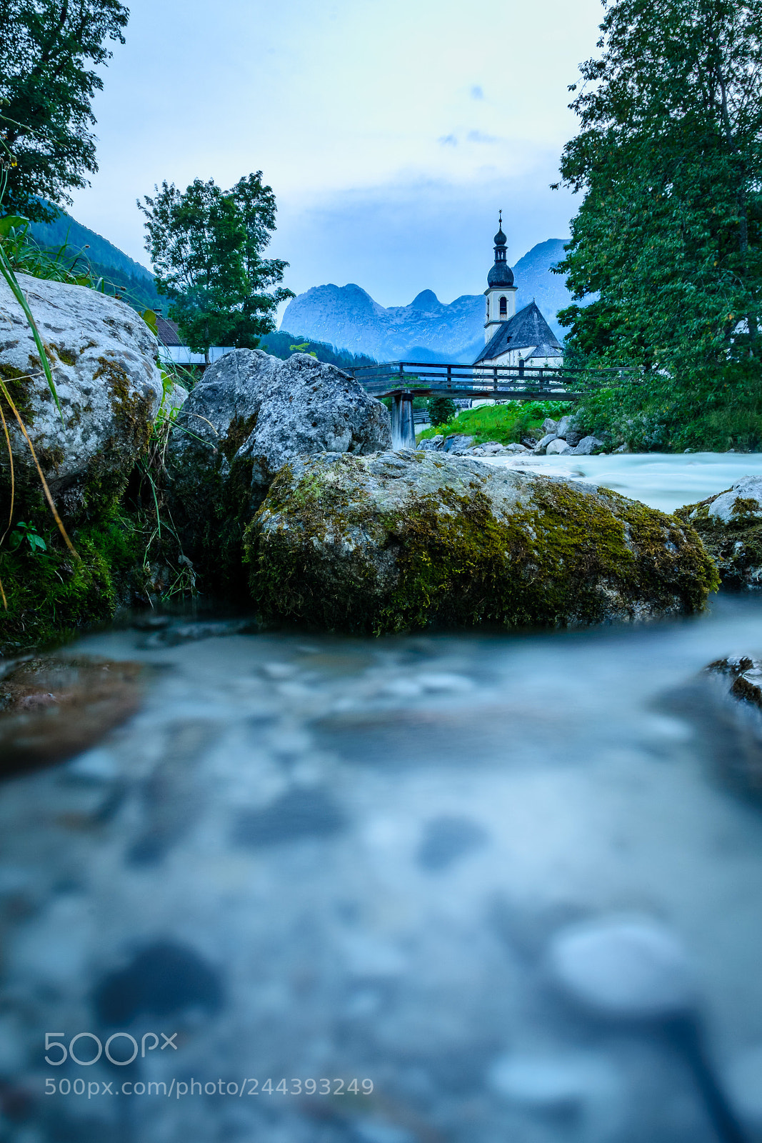 Nikon D3100 sample photo. Kirche bei ramsau photography