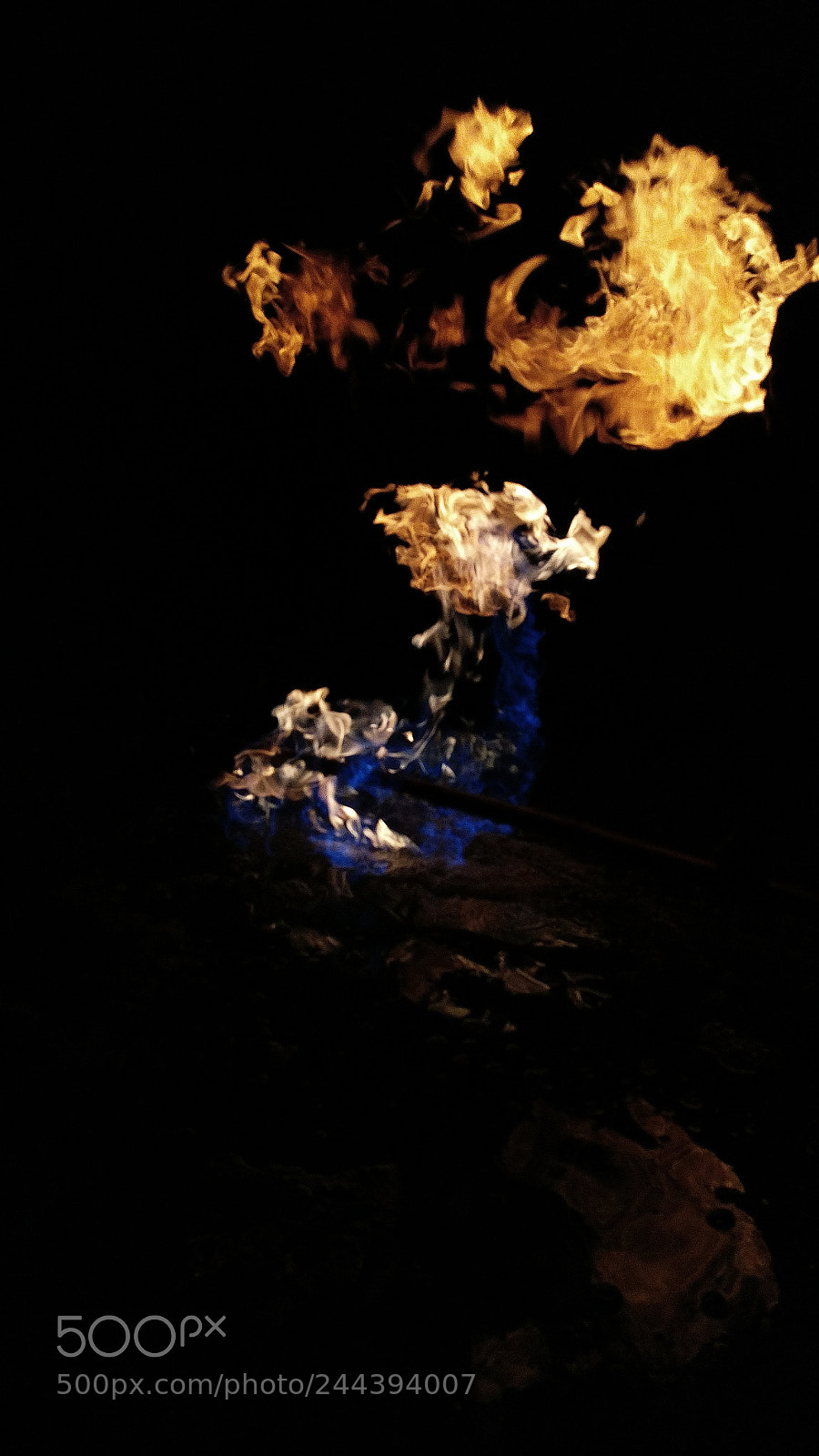 OnePlus A3003 sample photo. Natural gas combustion photography