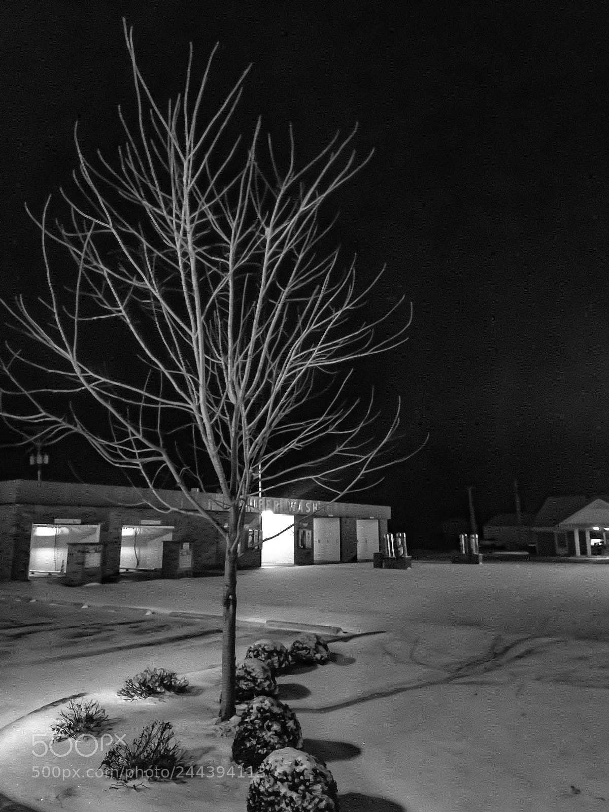 HTC 10 sample photo. Snowfall yesterday evening photography