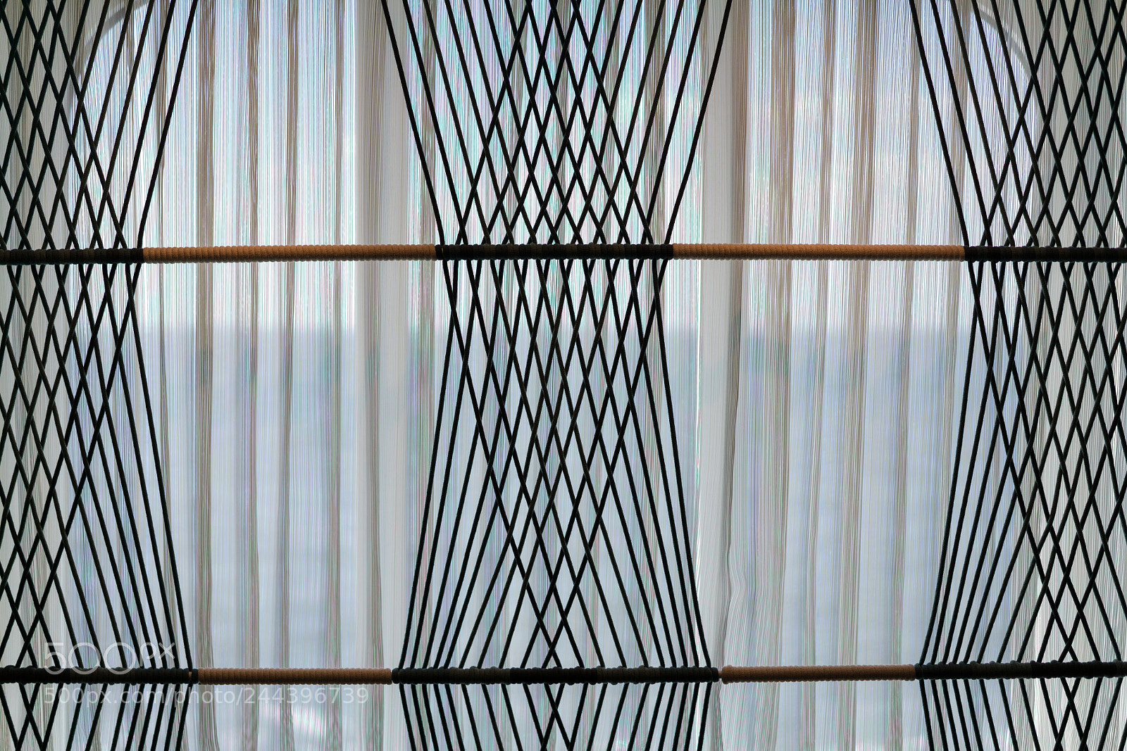 Sony a7R II sample photo. Net curtains on window photography