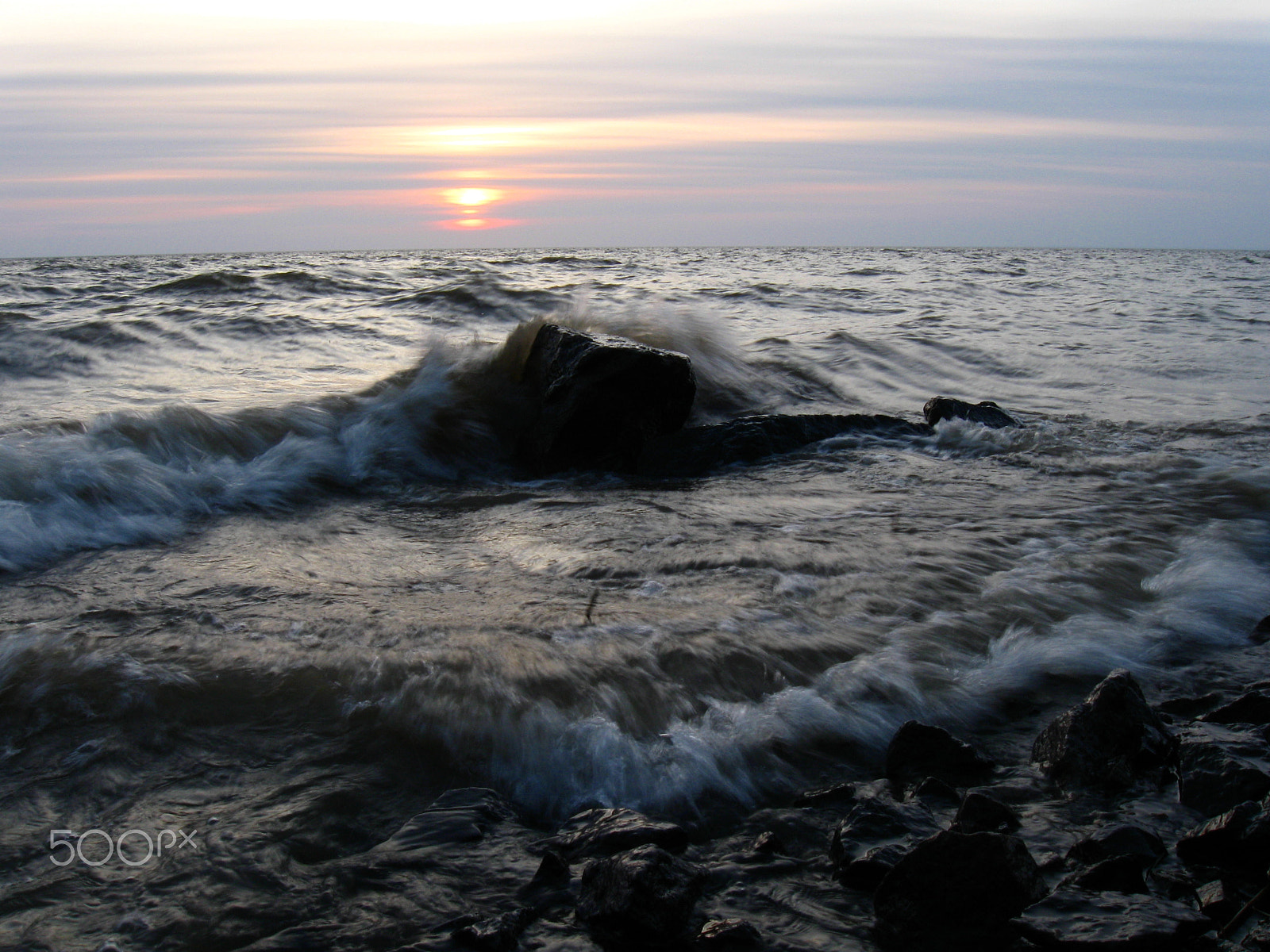 Canon PowerShot A590 IS sample photo. Sunset photography