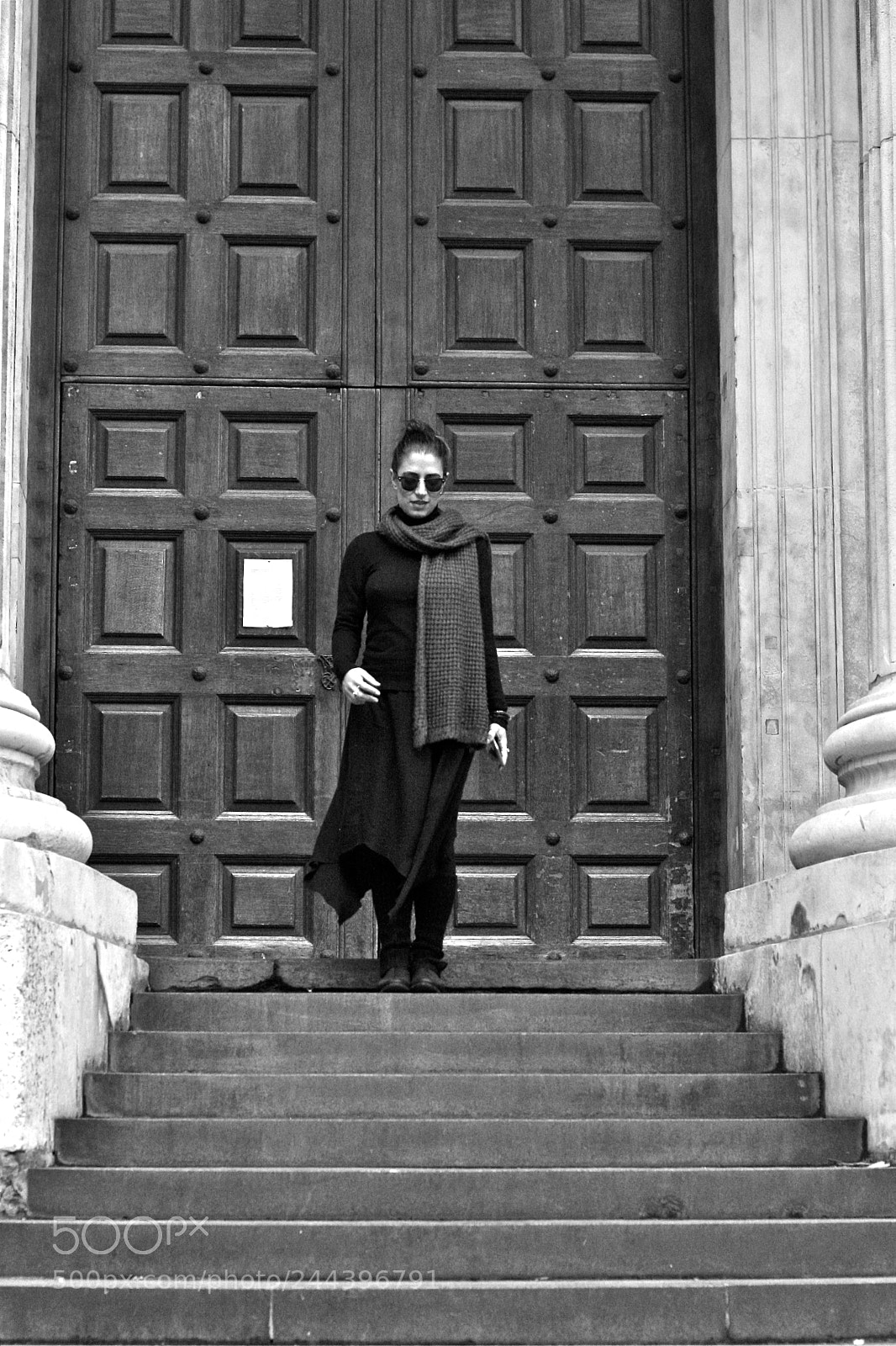 Canon EOS 30D sample photo. Caro on the cathedral photography