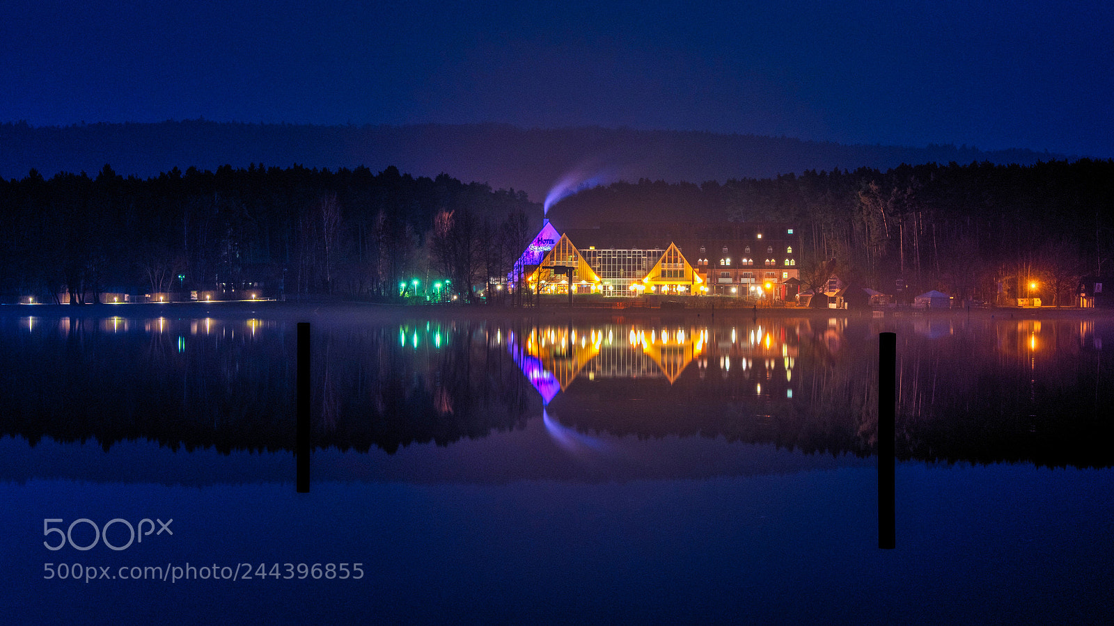 Nikon D5500 sample photo. Kl. brombachsee by night photography