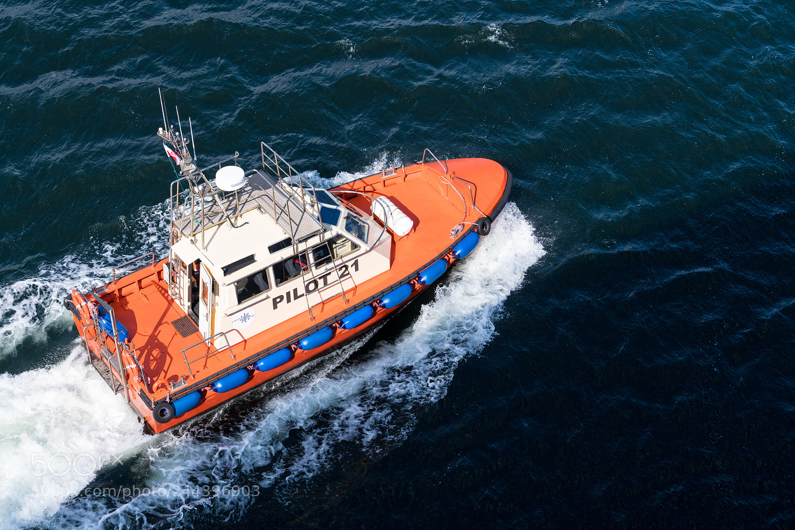 Sony a7R II sample photo. Modern pilot boat out photography