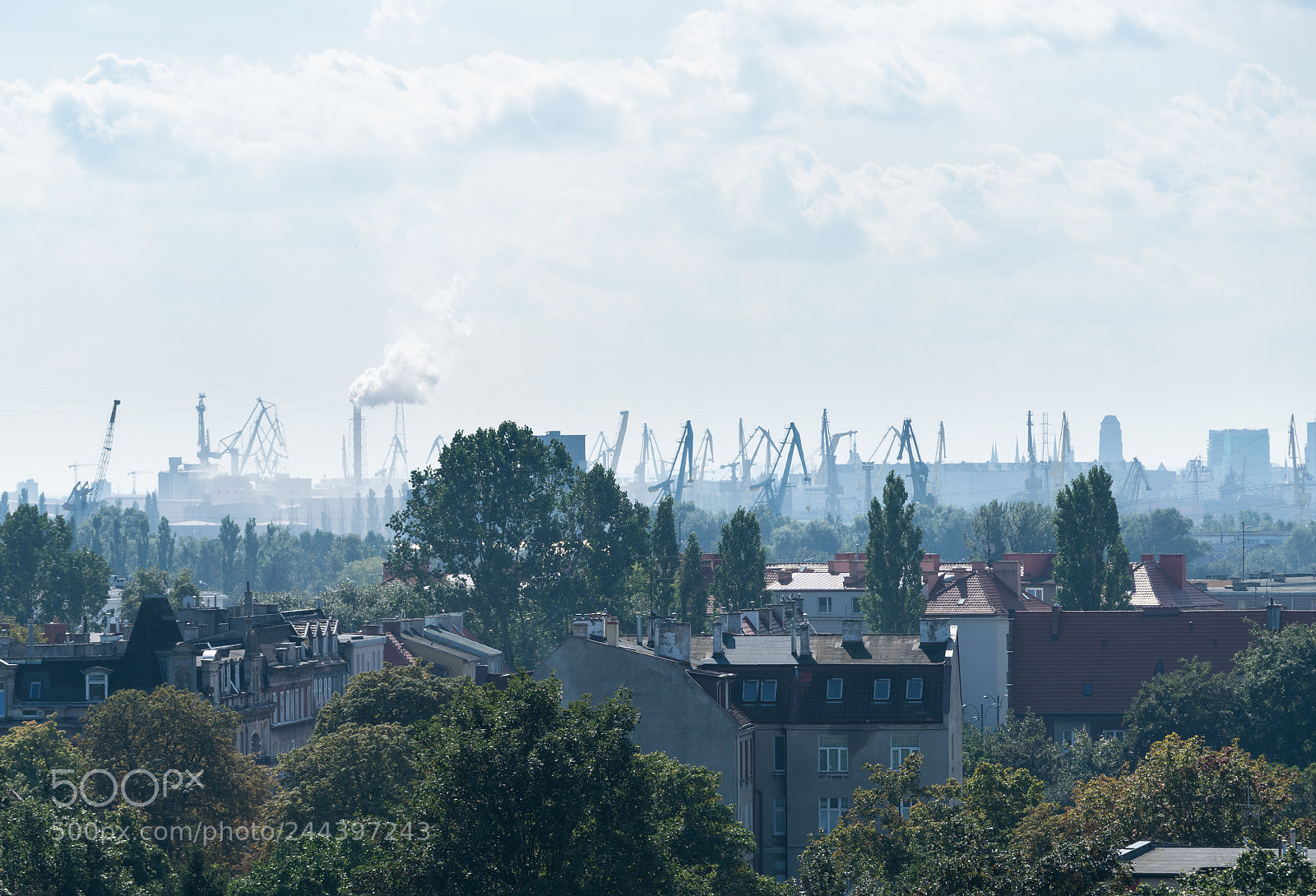Sony a7R II sample photo. Smog over city of photography