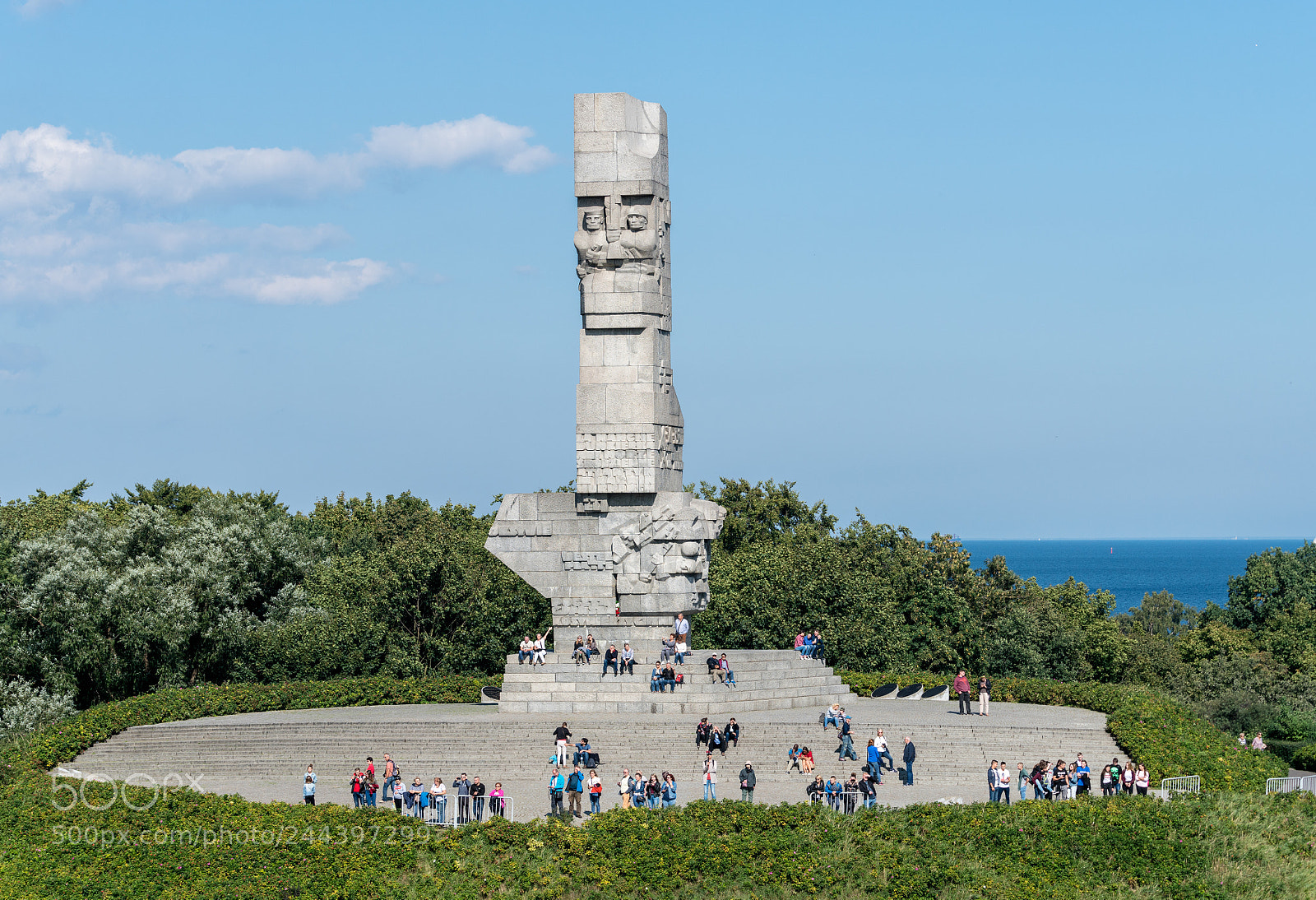 Sony a7R II sample photo. Westerplatte memorial in gdansk photography