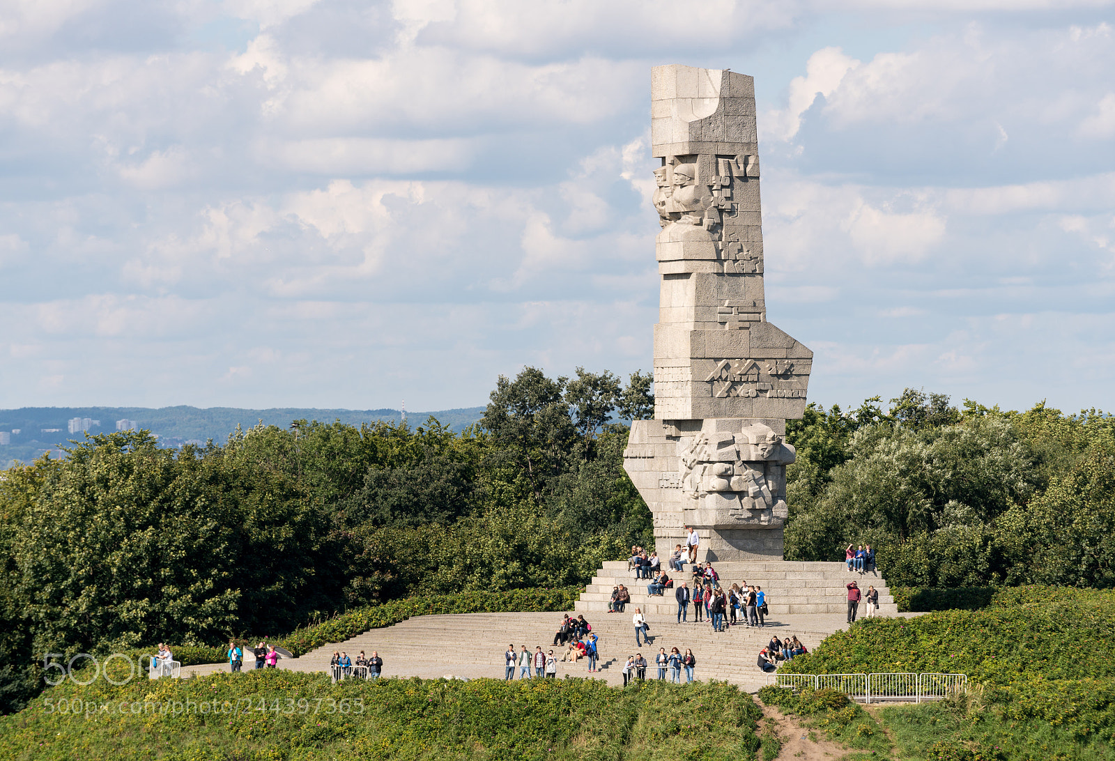 Sony a7R II sample photo. Westerplatte memorial in gdansk photography