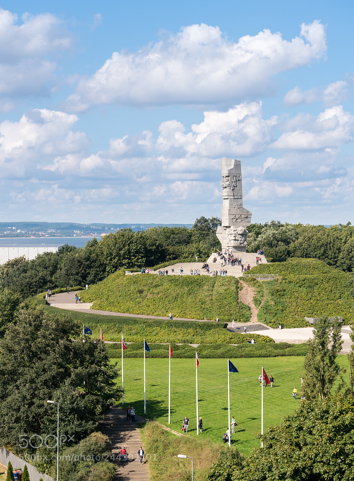 Sony a7R II sample photo. Westerplatte memorial in gdansk photography