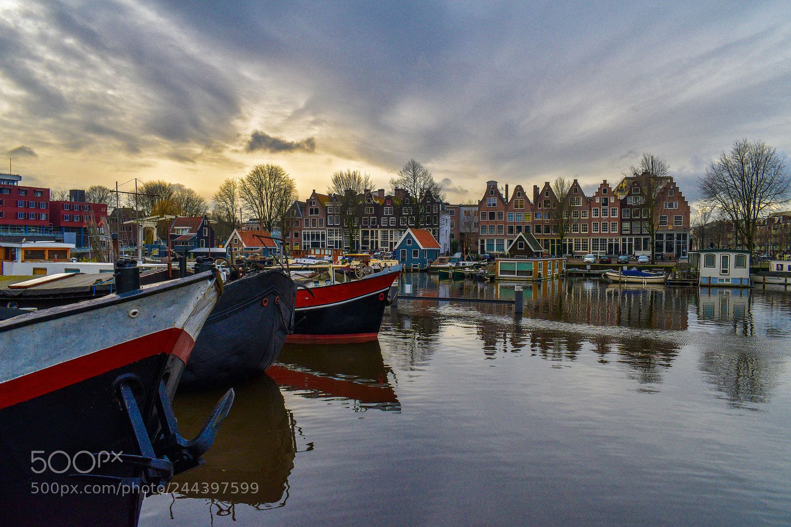 Nikon D5600 sample photo. Amsterdam marina photography