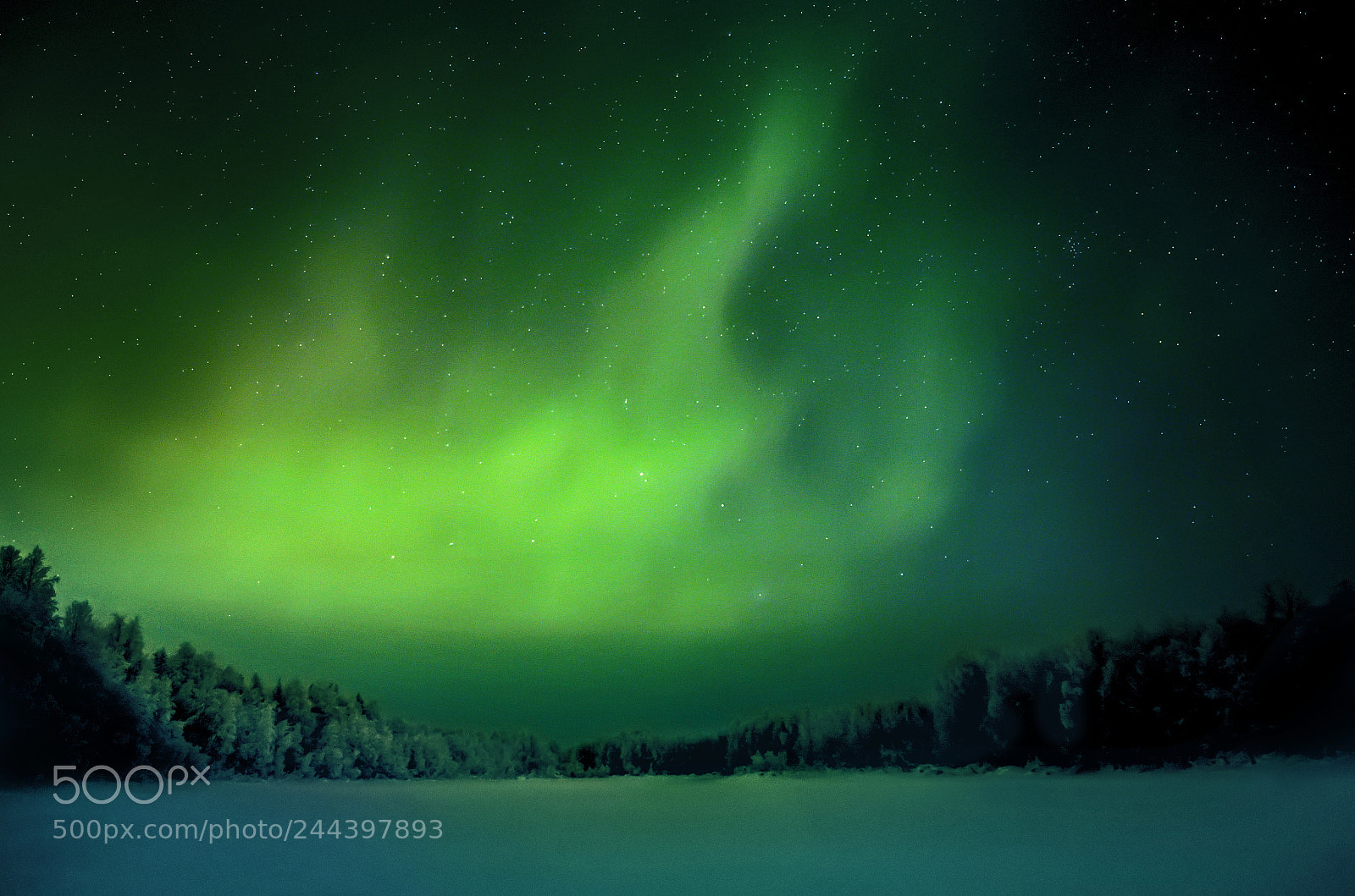 Pentax K-30 sample photo. Aurora borealis on the photography