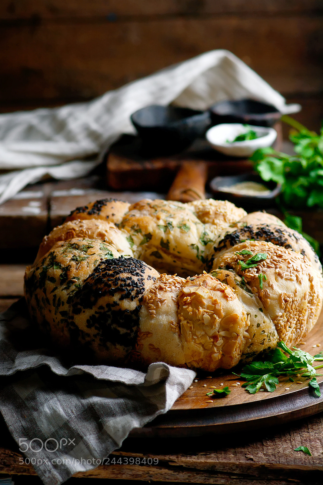 Nikon D3100 sample photo. Tear and share bread photography