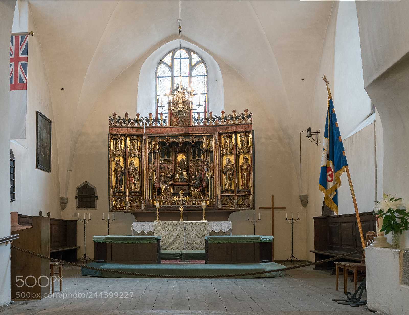 Sony a7R II sample photo. Carved altar in church photography