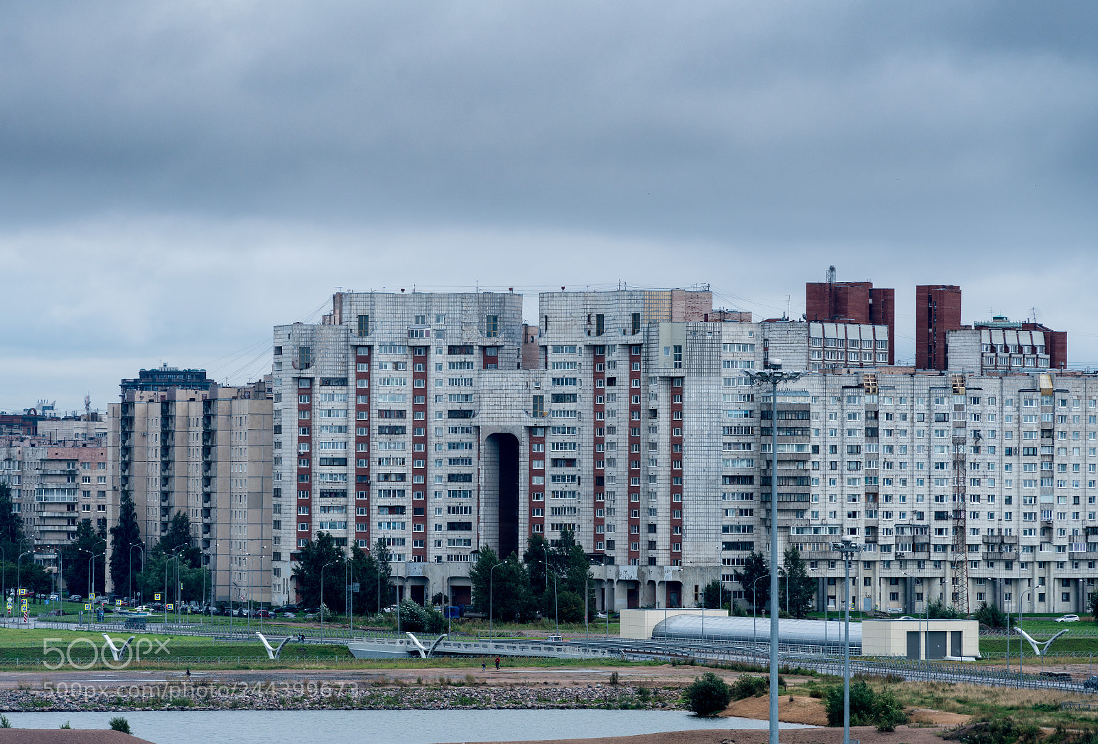 Sony a7R II sample photo. Soviet era apartment buildings photography