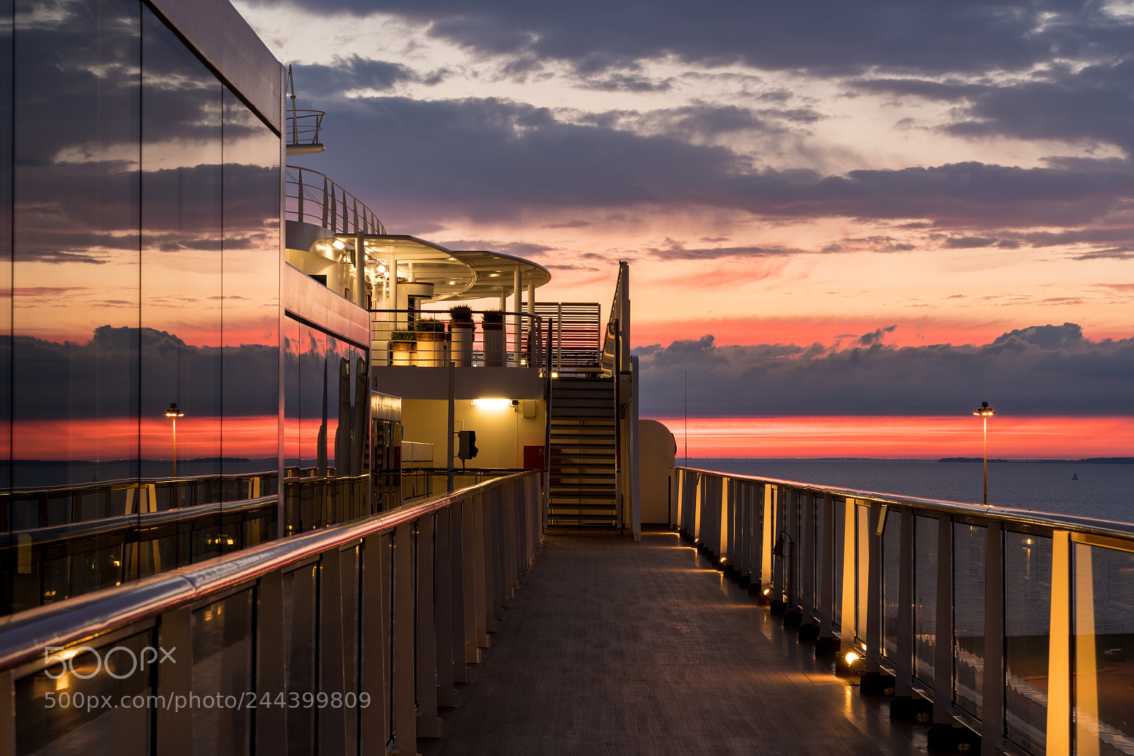 Sony a7R II sample photo. Cruise ship deck at photography