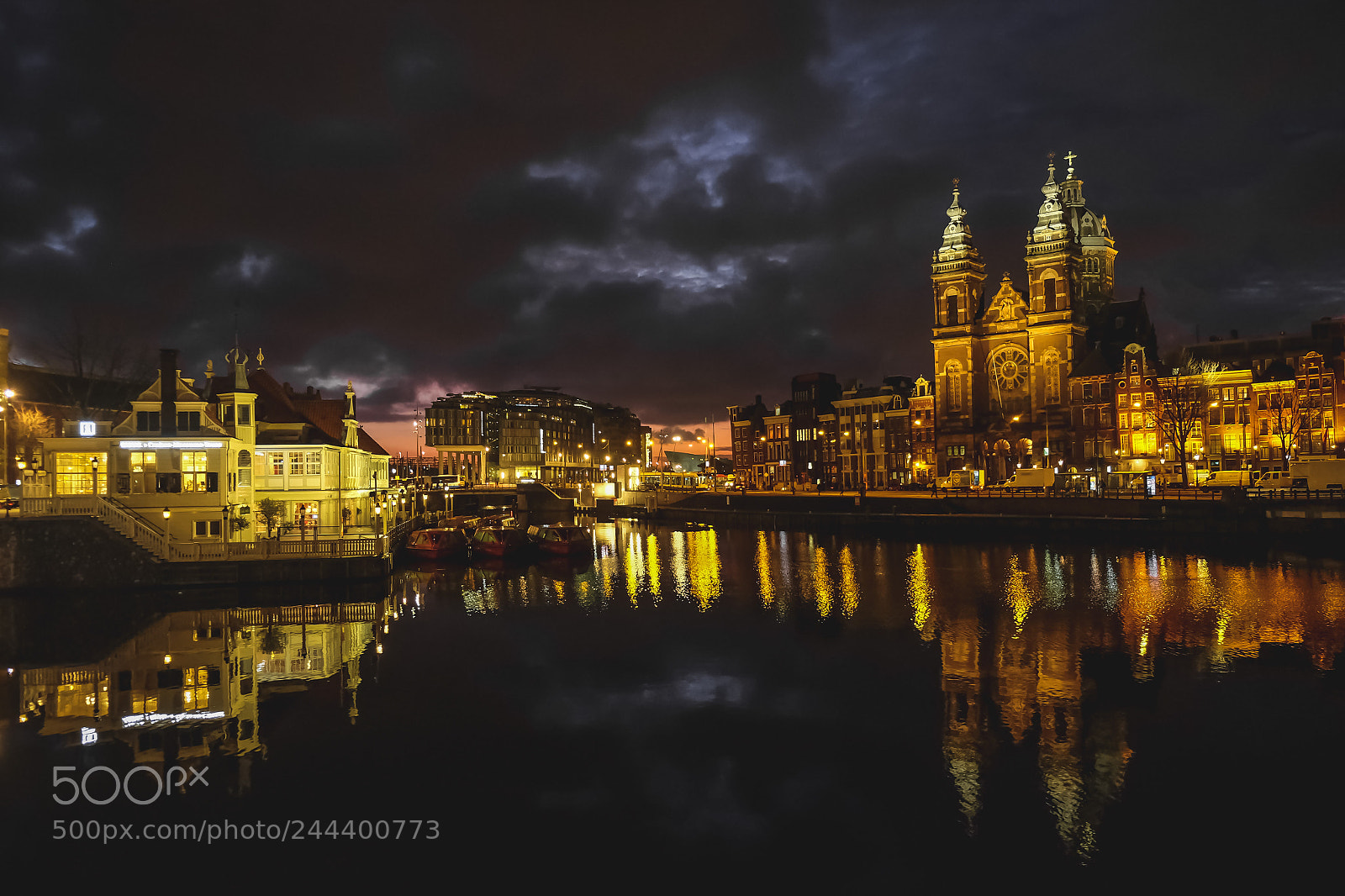 Fujifilm X-T10 sample photo. Amsterdam before dawn photography