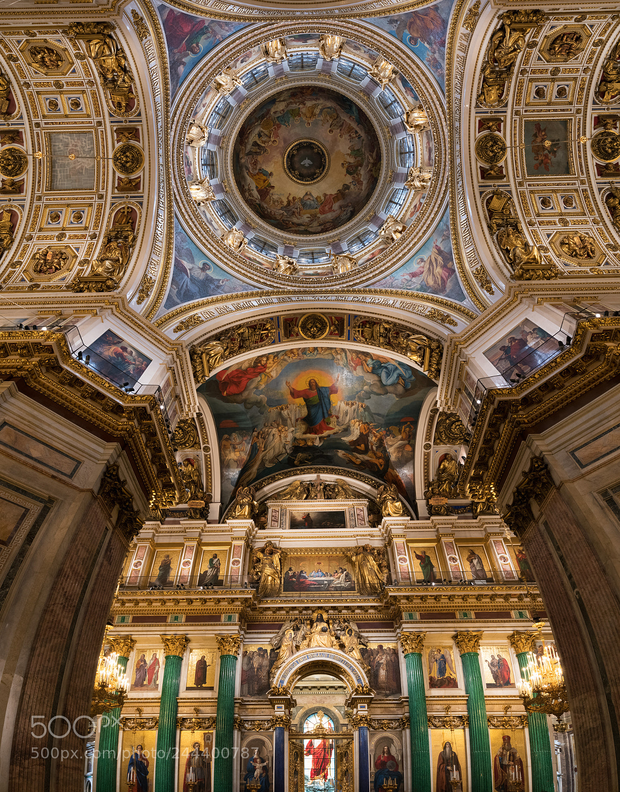 Sony a7R II sample photo. Ceiling painting of st photography