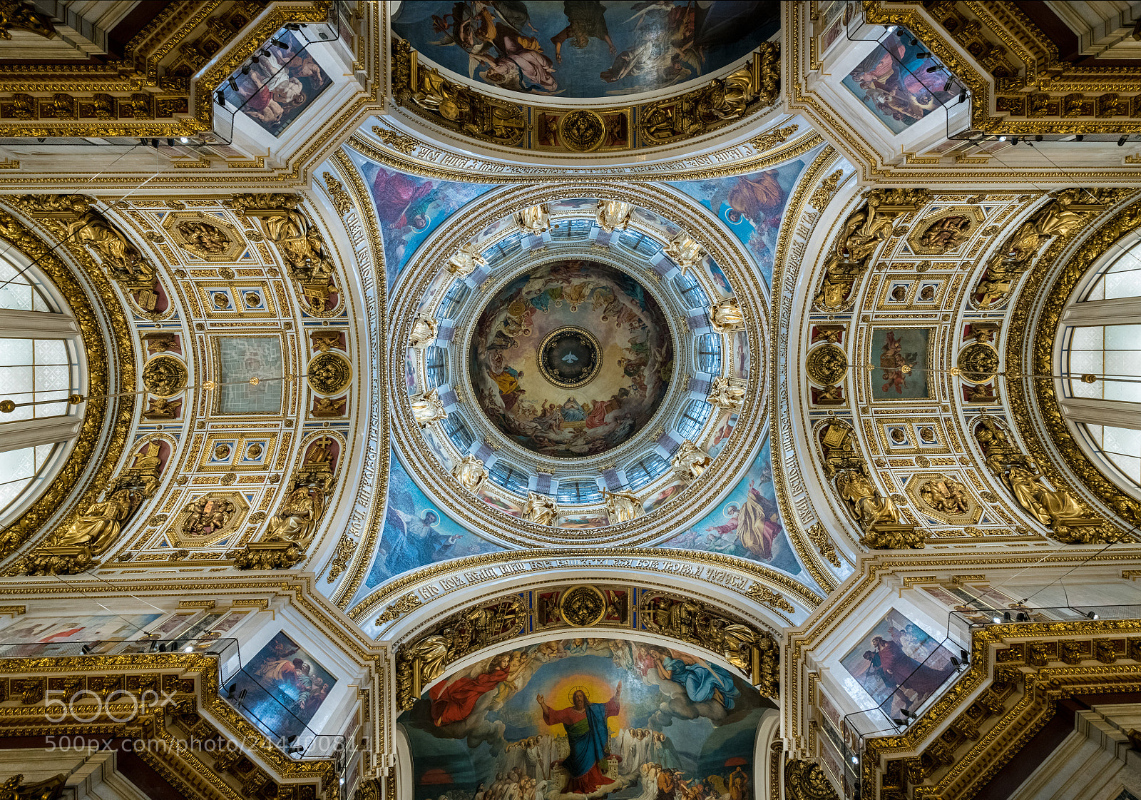 Sony a7R II sample photo. Ceiling painting of st photography