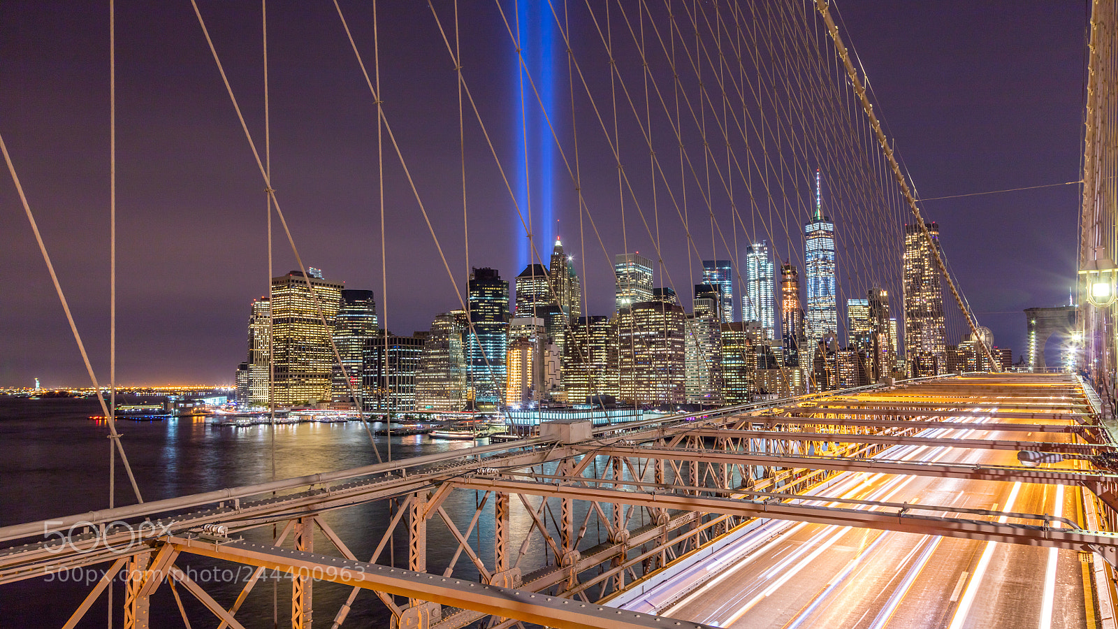 Canon EOS 5DS R sample photo. Brooklyn bridge traffic photography