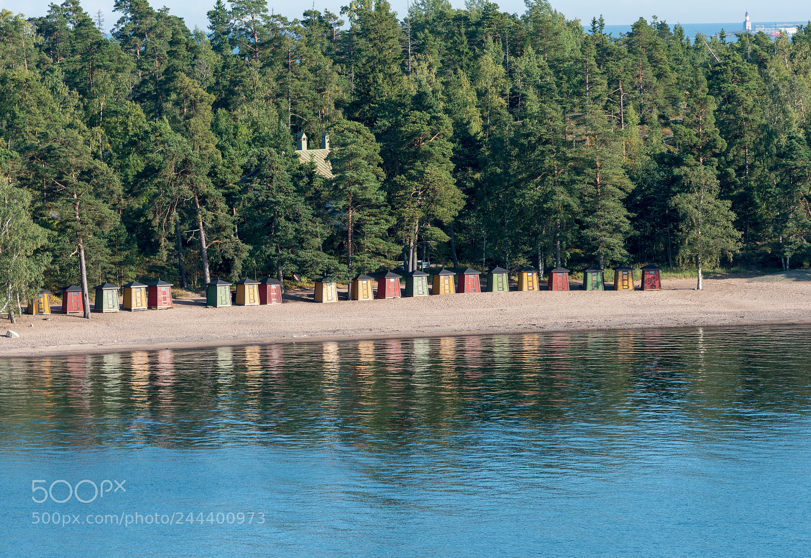 Sony a7R II sample photo. Colorful beach huts near photography