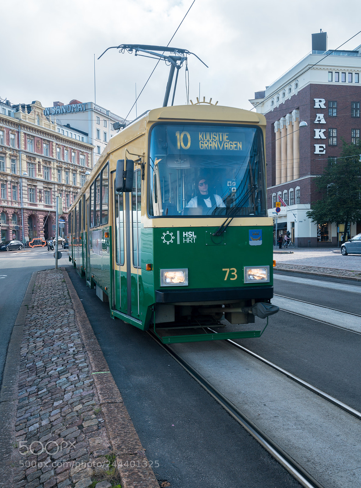 Sony a7R II sample photo. Tramcar on mannerheimintie in photography