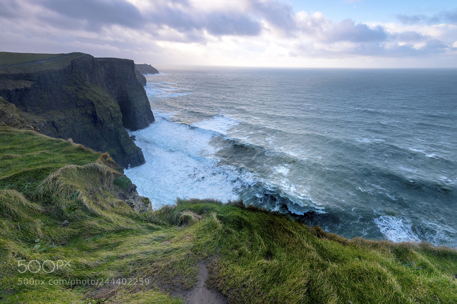 Nikon D850 sample photo. Moher wind photography