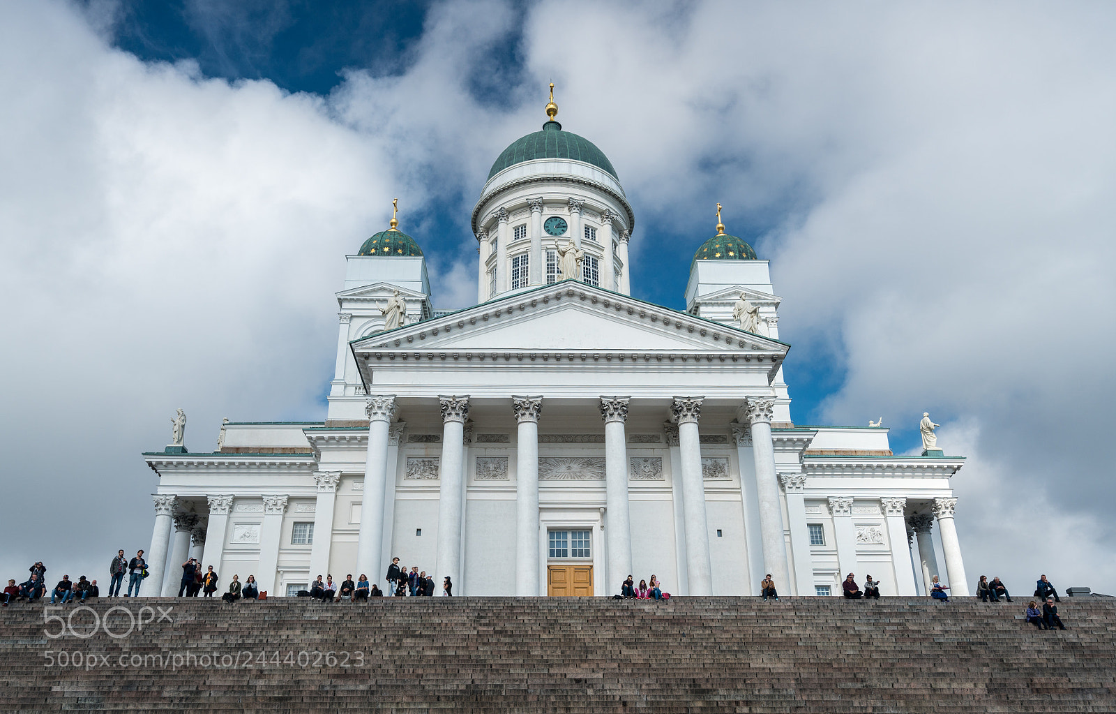 Sony a7R II sample photo. Steps leading to helsinki photography