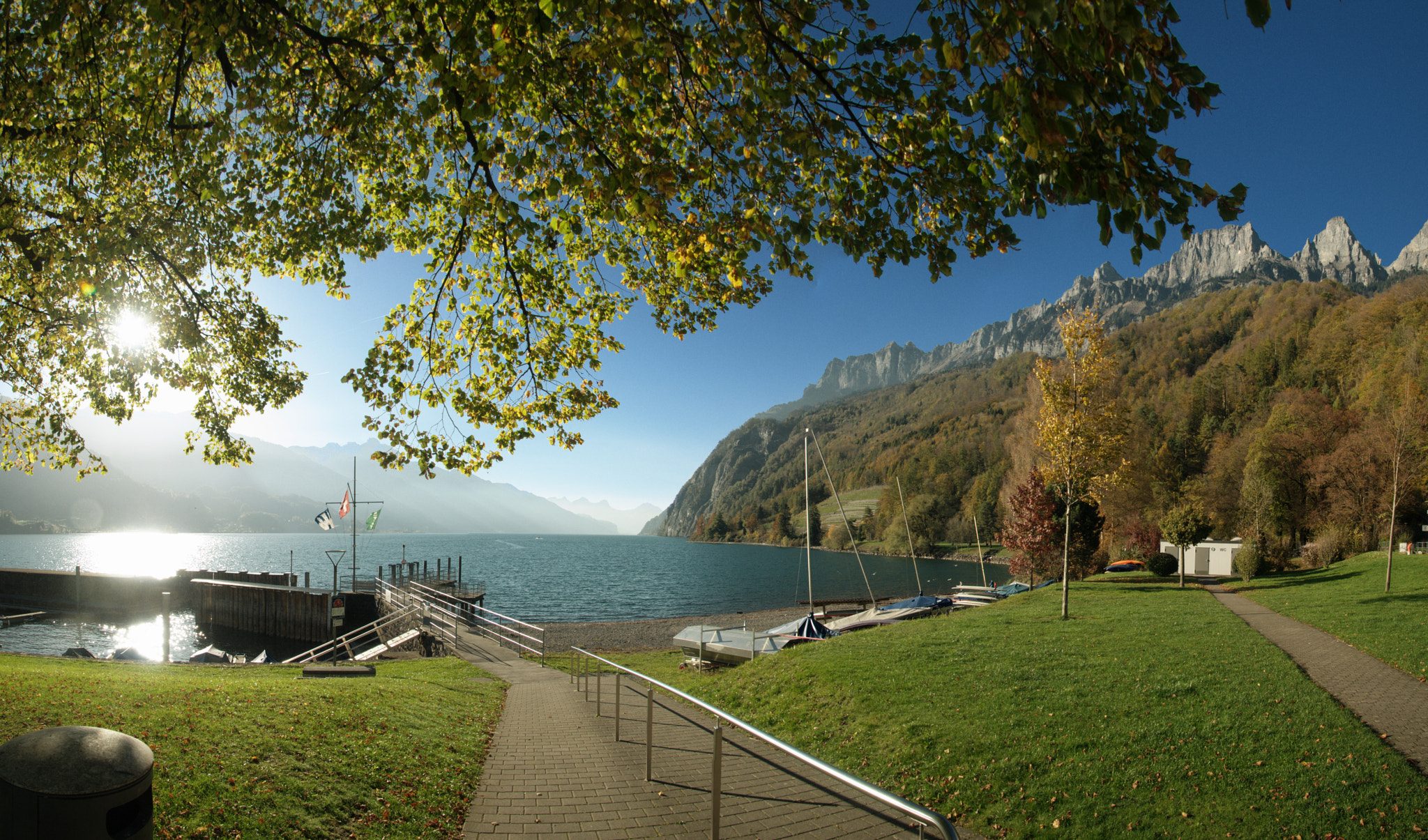 Nikon D300 sample photo. Walensee photography