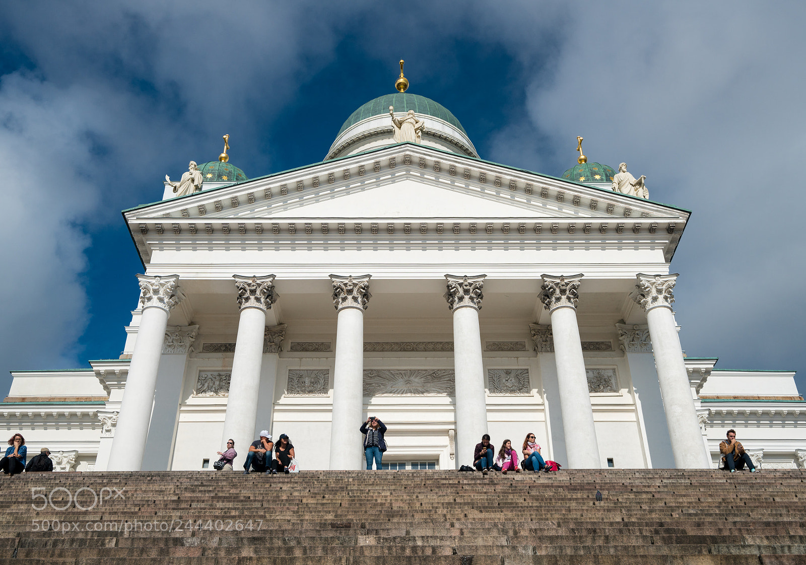 Sony a7R II sample photo. Steps leading to helsinki photography