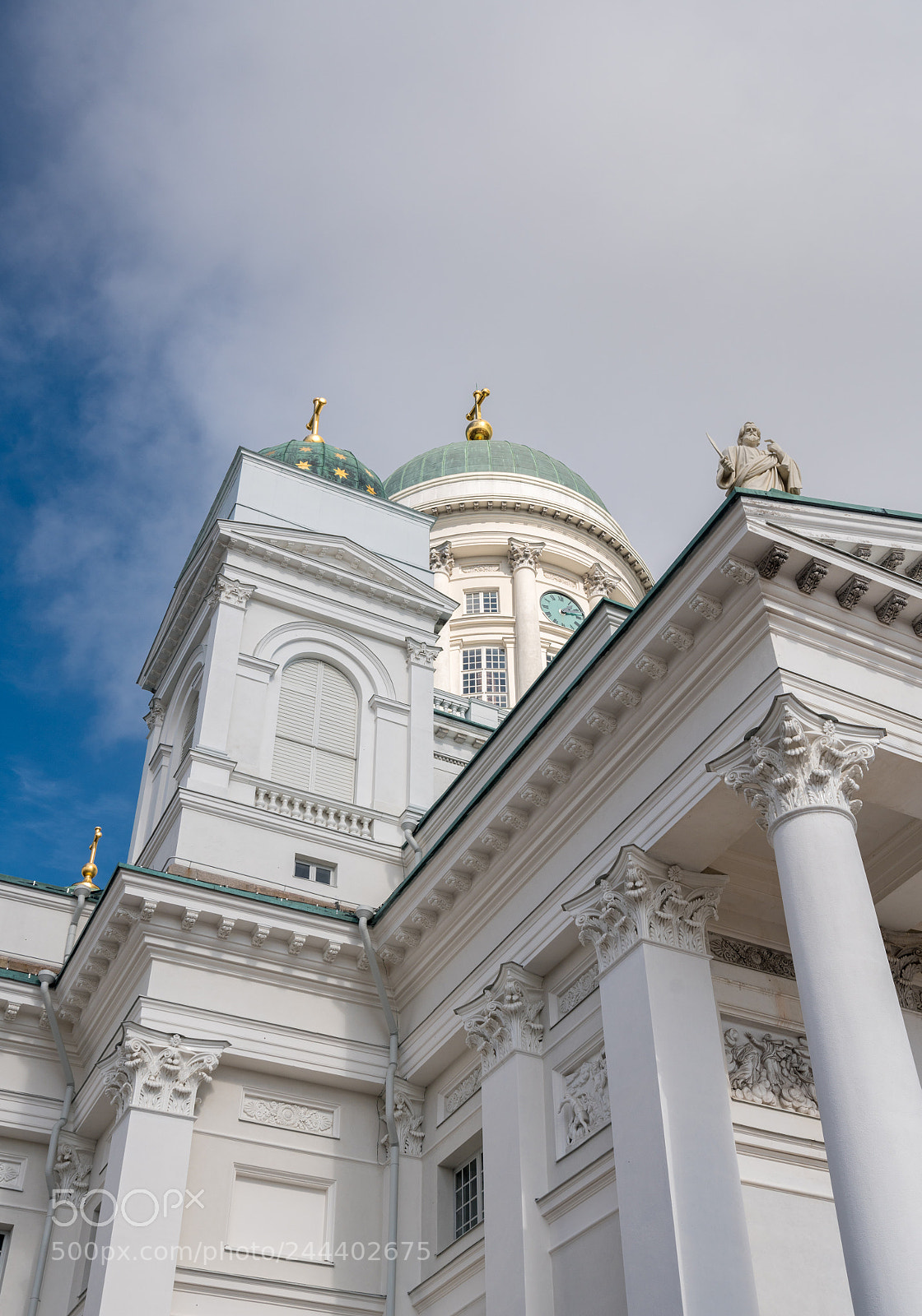 Sony a7R II sample photo. Detail of helsinki cathedral photography