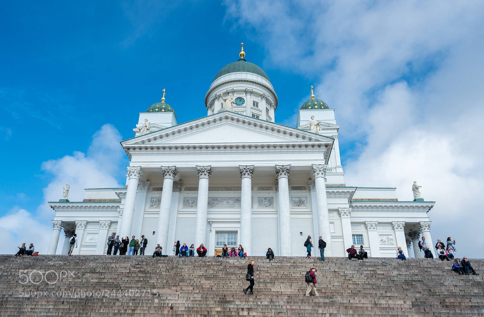 Sony a7R II sample photo. Steps leading to helsinki photography