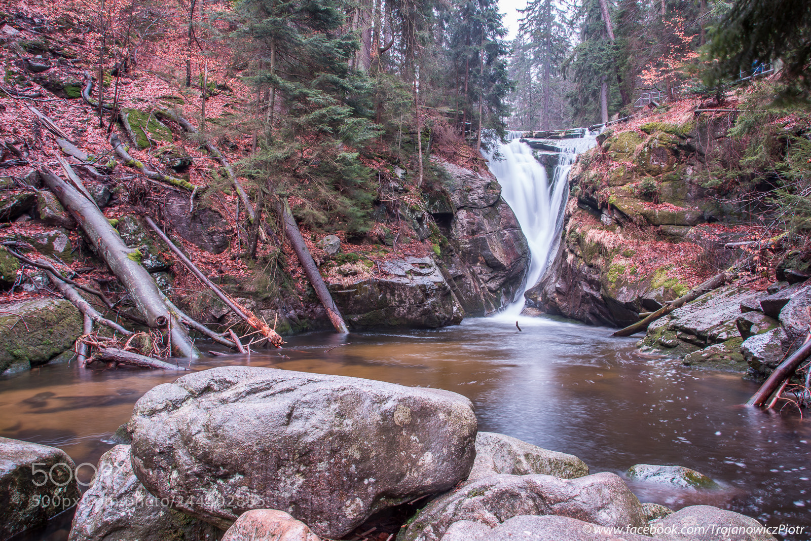 Nikon D7100 sample photo. Szklarki waterfall photography