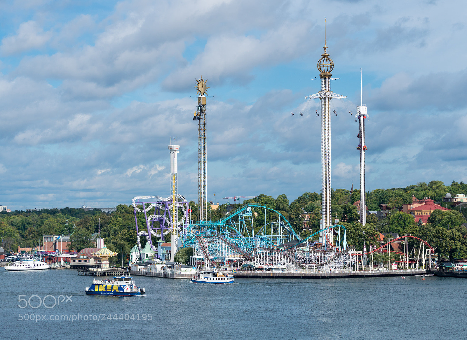 Sony a7R II sample photo. Grona lund amusement park photography