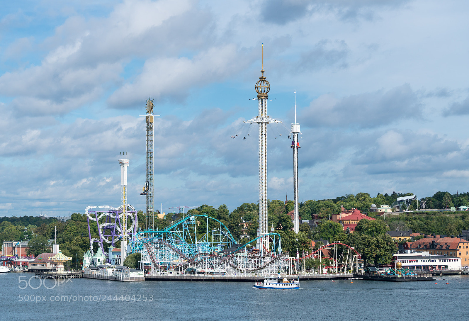 Sony a7R II sample photo. Grona lund amusement park photography