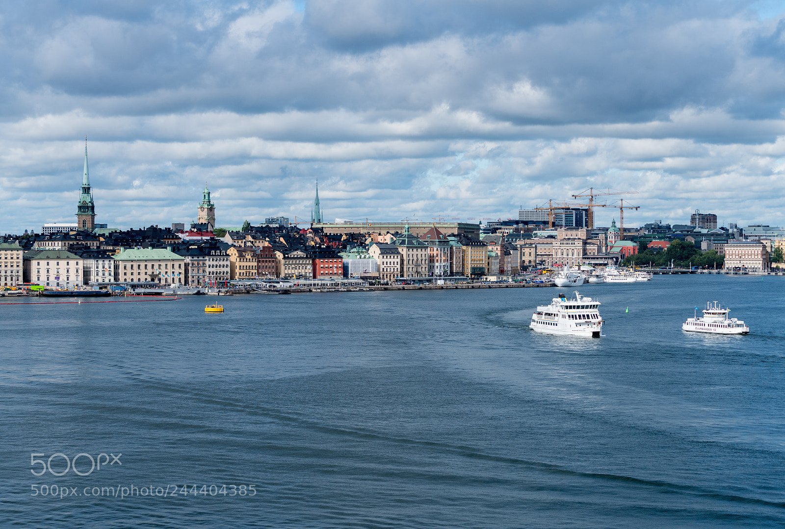 Sony a7R II sample photo. Panorama of gamla stan photography