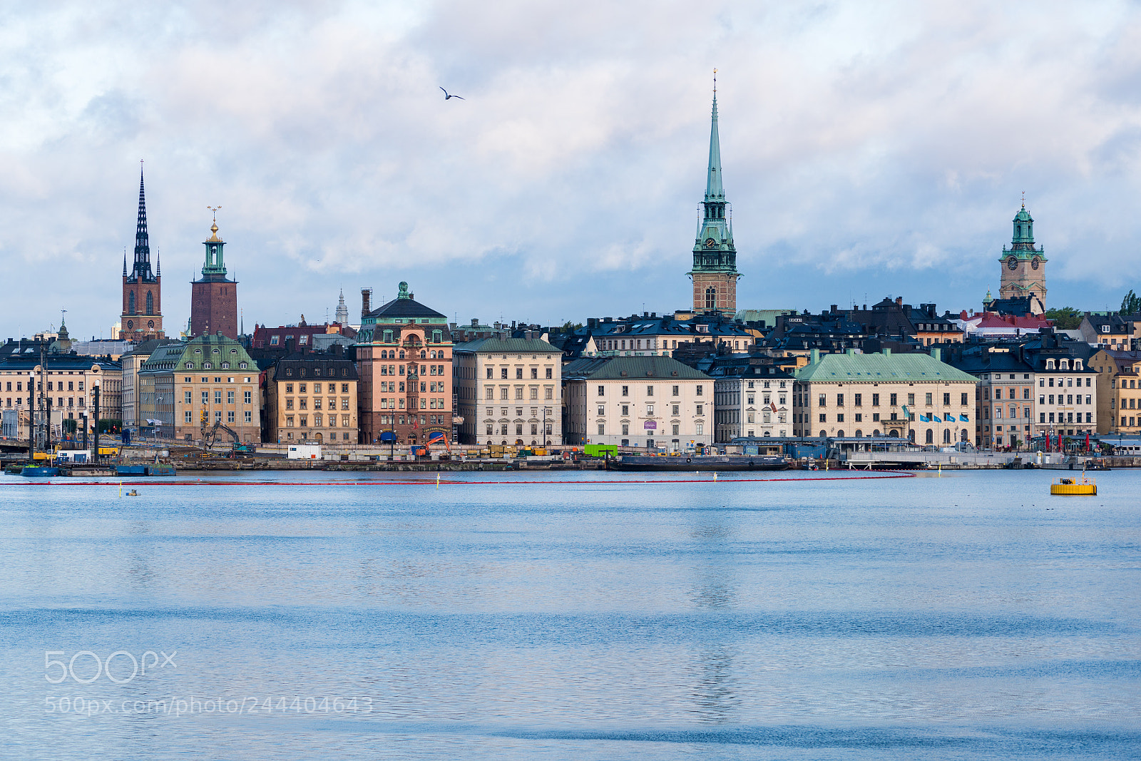 Sony a7R II sample photo. Panorama of gamla stan photography