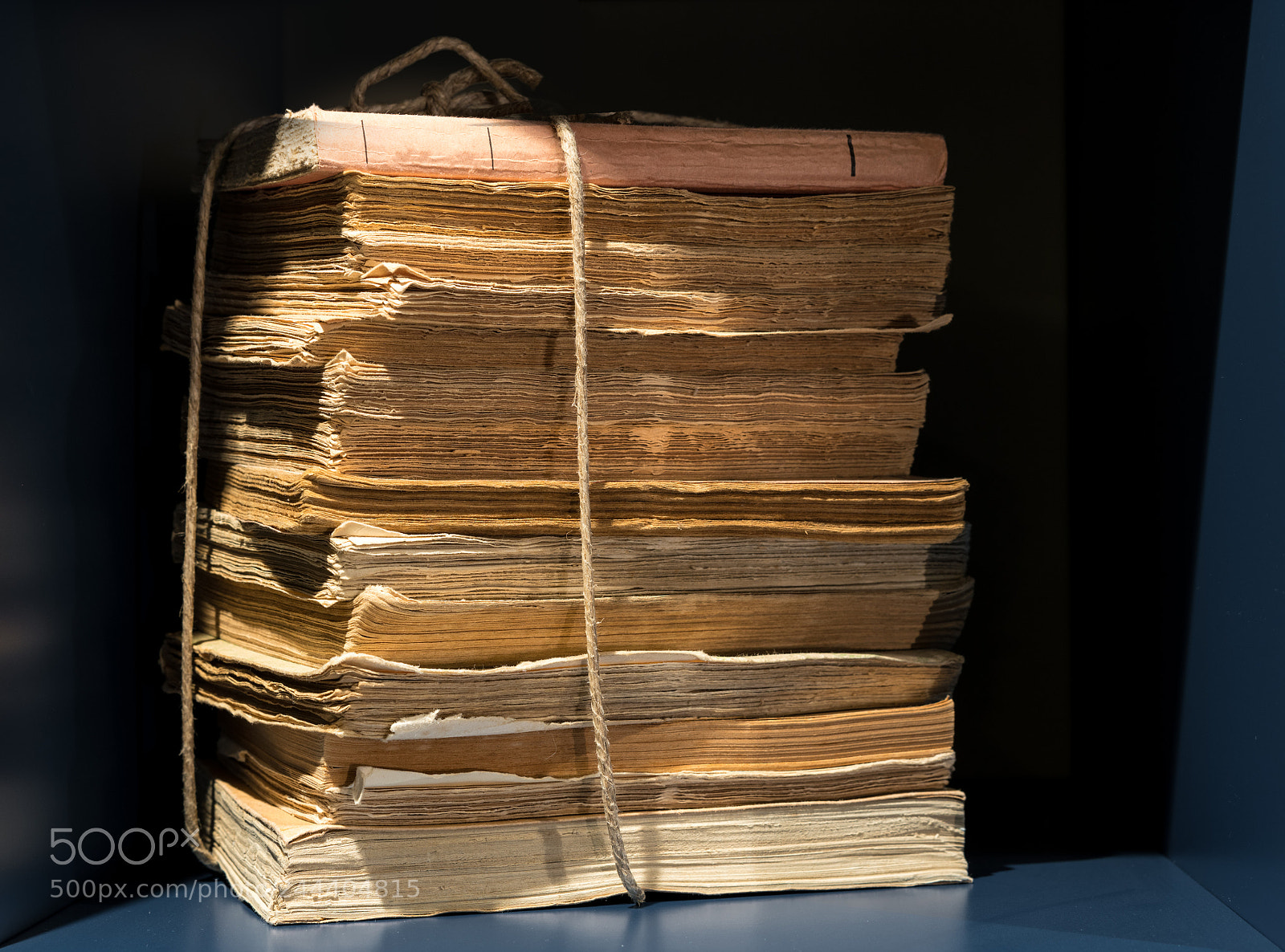 Sony a7R II sample photo. Stack of old yellowed photography