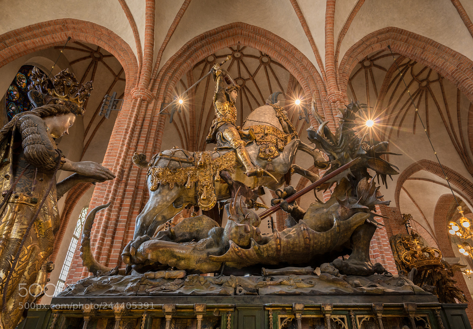 Sony a7R II sample photo. Wooden statue of st photography