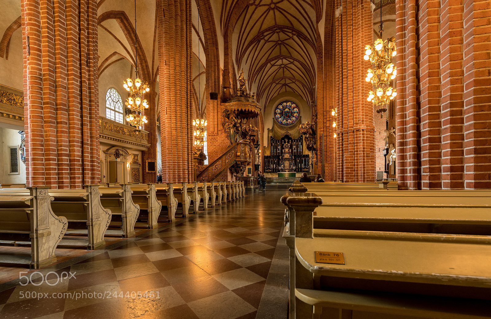 Sony a7R II sample photo. Interior of storkyrkan cathedral photography