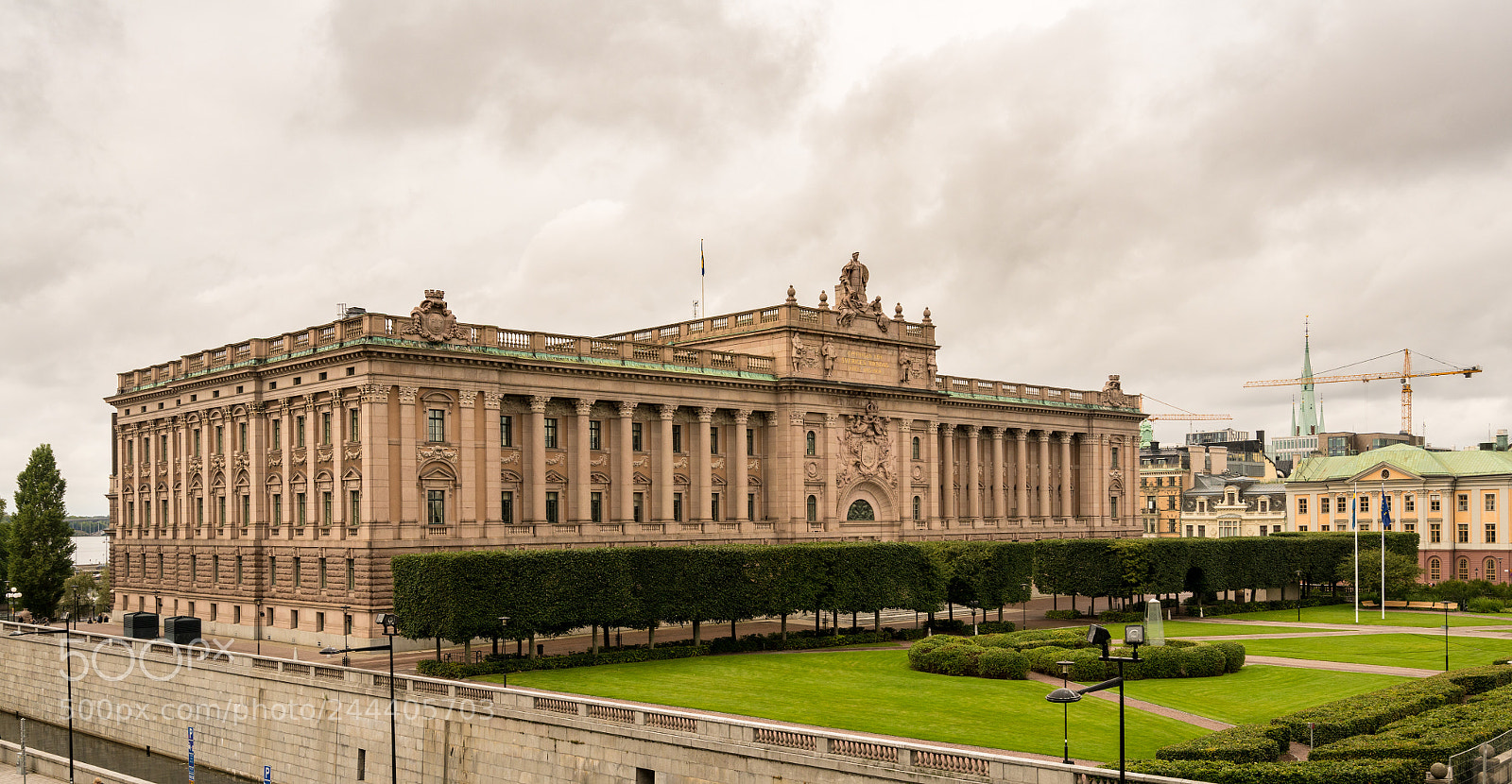 Sony a7R II sample photo. Parliament of riksdag building photography