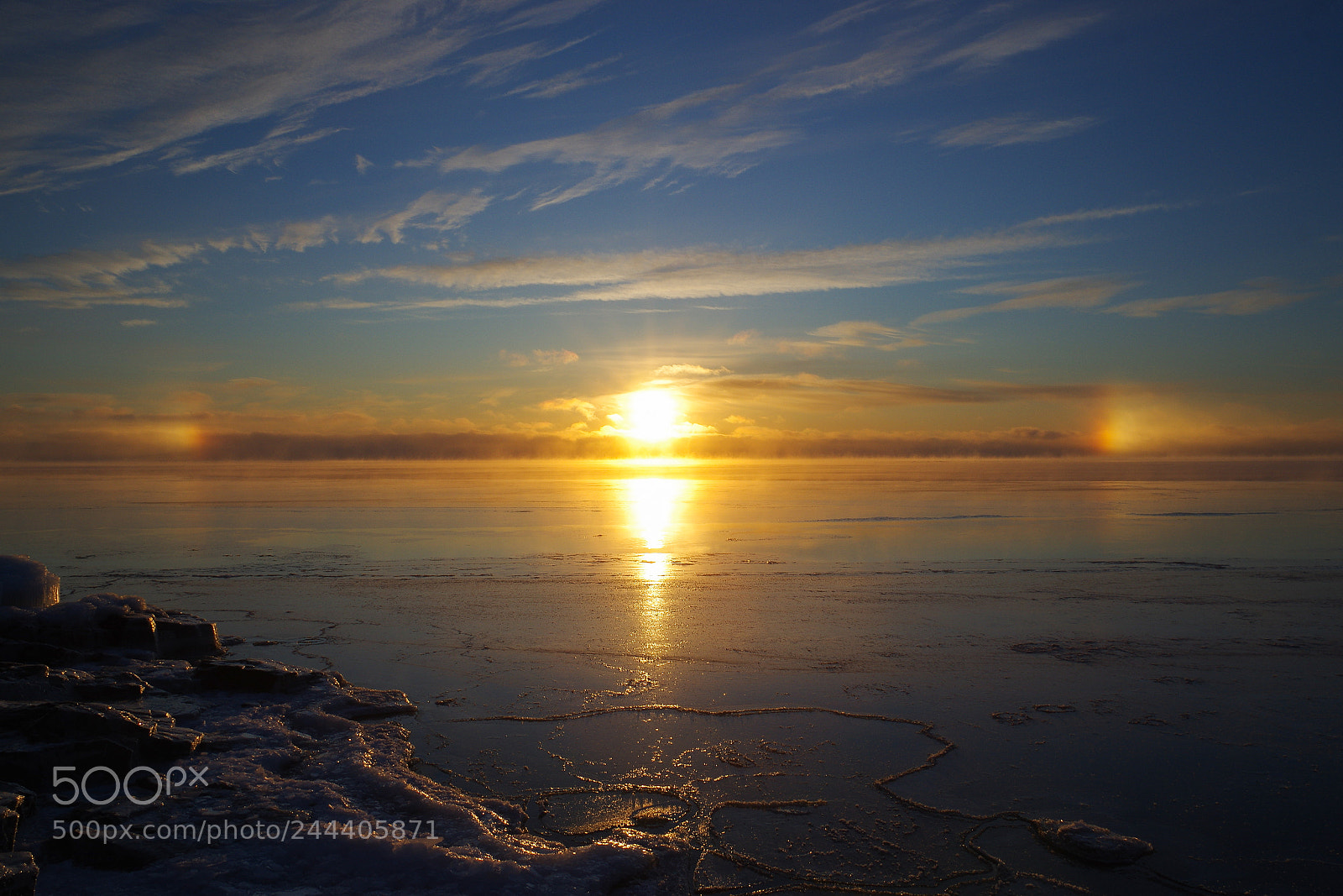 Pentax K-3 II sample photo. Sun dogs at sunrise photography