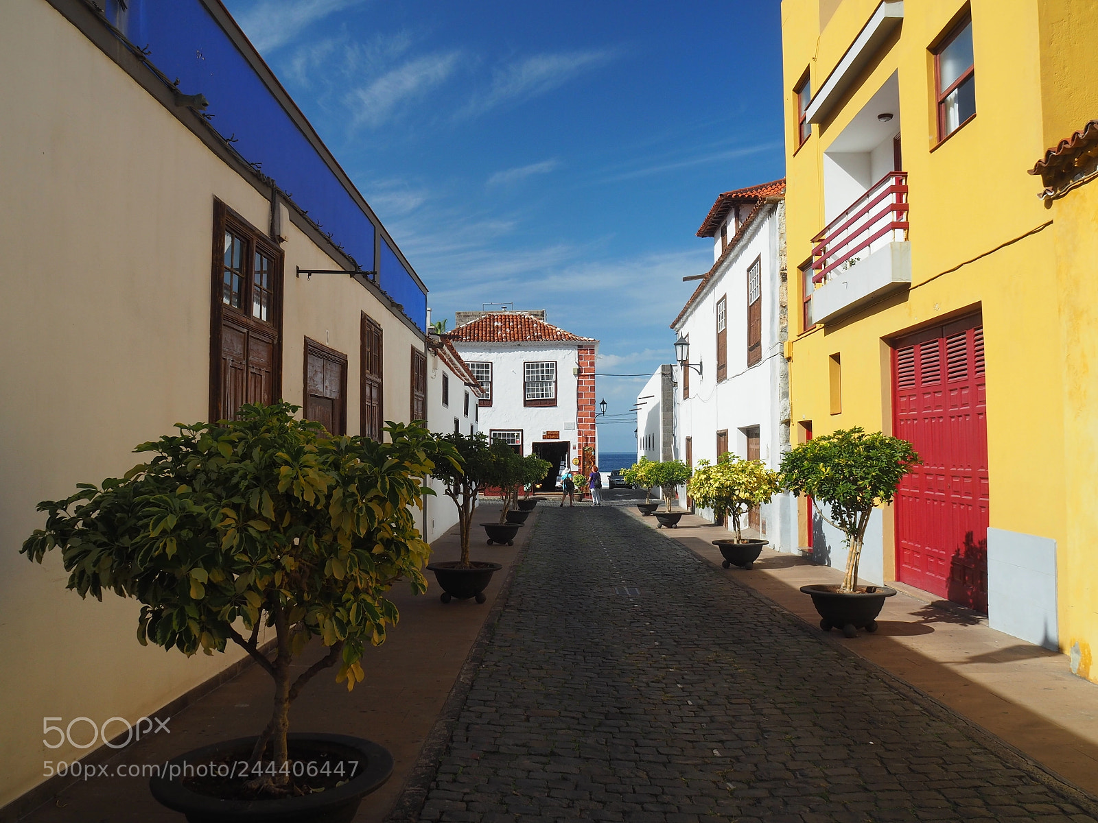 Olympus OM-D E-M5 II sample photo. A street in garachico photography