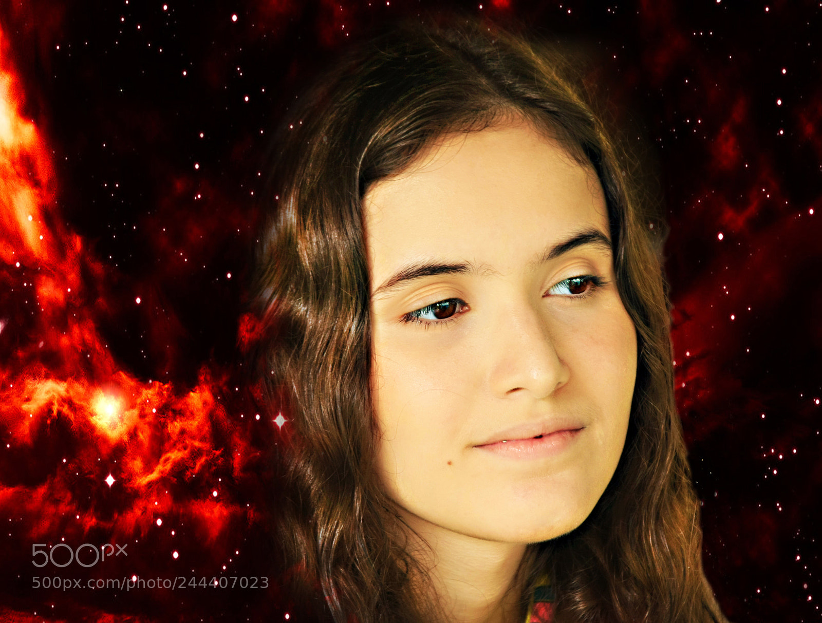 Canon EOS 40D sample photo. Girl in the stars photography
