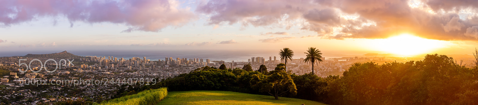 Canon EOS 5DS R sample photo. Honolulu sunset photography