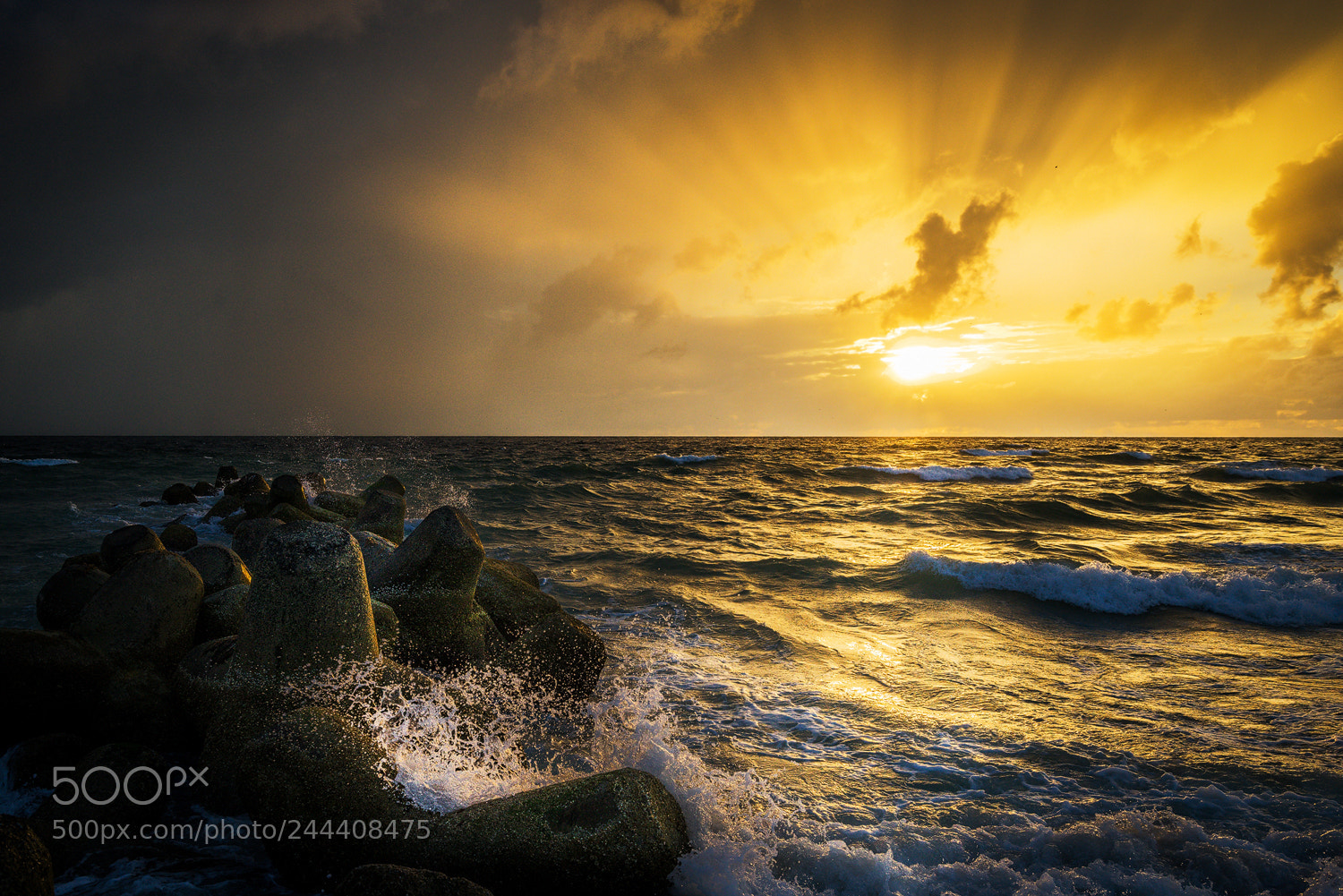 Sony a7R sample photo. Storm approaching at sylt photography