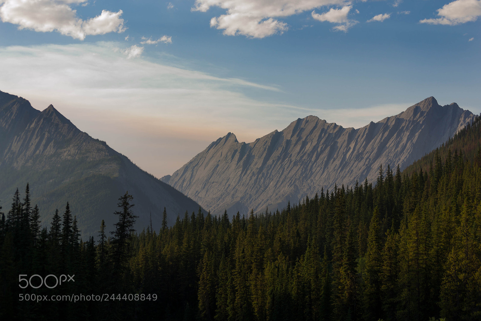 Nikon D3100 sample photo. Mountain sunset photography